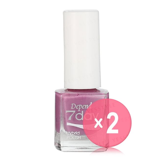 Depend Cosmetic-7day Hybrid Polish 7122 Glitz Glam 2pcs Bundle Set