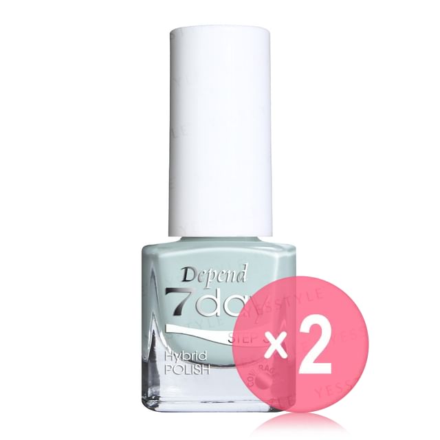 Depend Cosmetic-7day Hybrid Polish 7168 Discrete Chic 2pcs Bundle Set