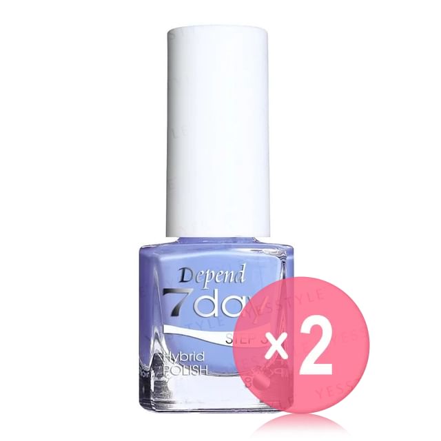 Depend Cosmetic-7day Hybrid Polish 7218 Perfect Wave 2pcs Bundle Set