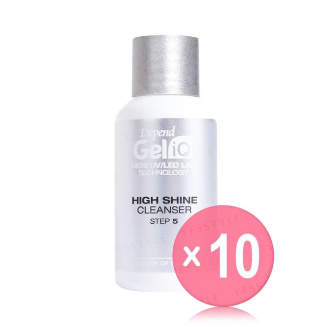 Depend Cosmetic-Gel iQ High Shine Cleanser Step 5 10pcs Bundle Set