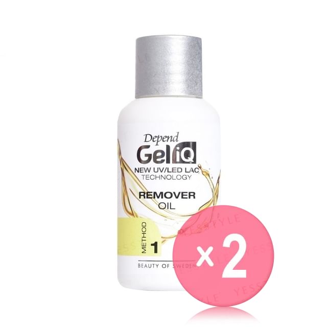 Depend Cosmetic-Gel iQ Remover Oil Method 1 2pcs Bundle Set