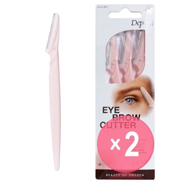 Depend Cosmetic-Perfect Eye Eyebrow Cutter 2pcs Bundle Set