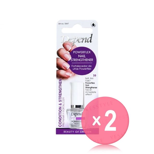 Depend Cosmetic-Powerflex Nail Strengthener 2pcs Bundle Set