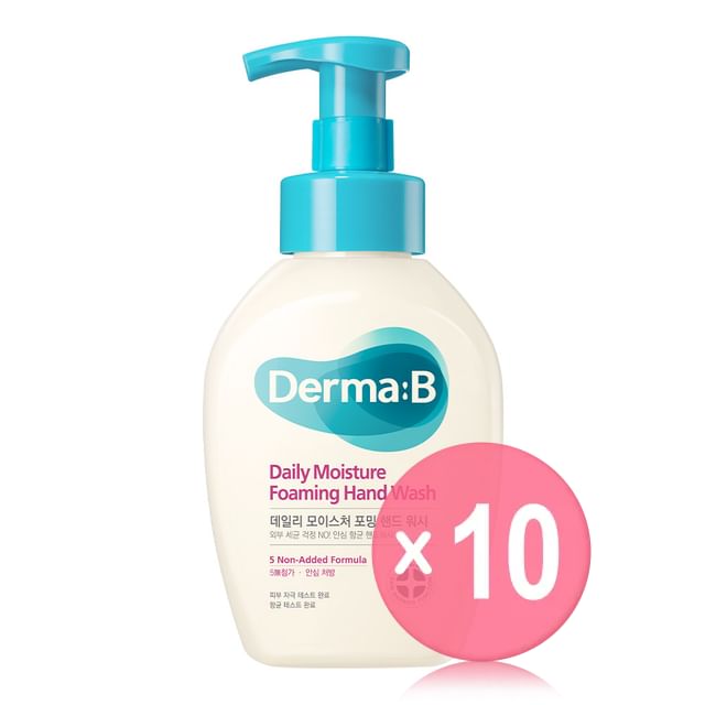 Derma- B-Daily Moisture Foaming Hand Wash 10pcs Bundle Set