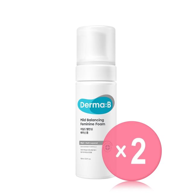 Derma- B-Mild Balancing Feminine Foam 2pcs Bundle Set