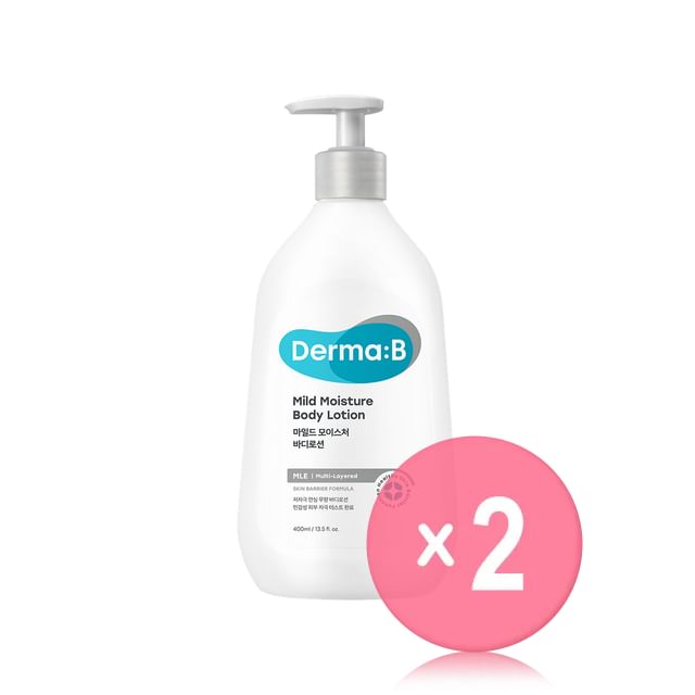 Derma- B-Mild Moisture Body Lotion 2pcs Bundle Set