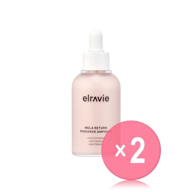 Derma Elravie-Mela Return Radiance Ampoule 2pcs Bundle Set