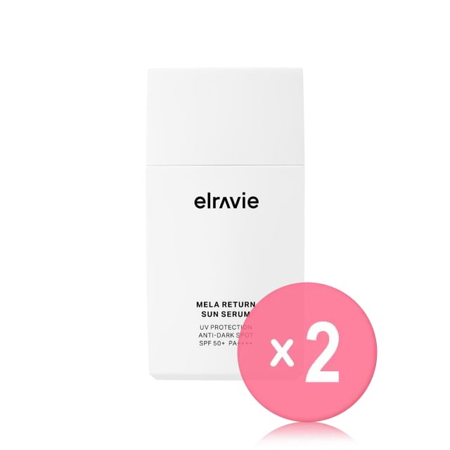 Derma Elravie-Mela Return Sun Serum 2pcs Bundle Set