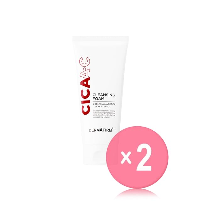 DERMAFIRM-CICAAC Cleansing Foam 2pcs Bundle Set