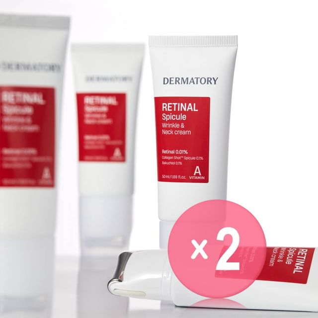 DERMATORY-Retinal Spicule Wrinkle Neck Cream 2pcs Bundle Set