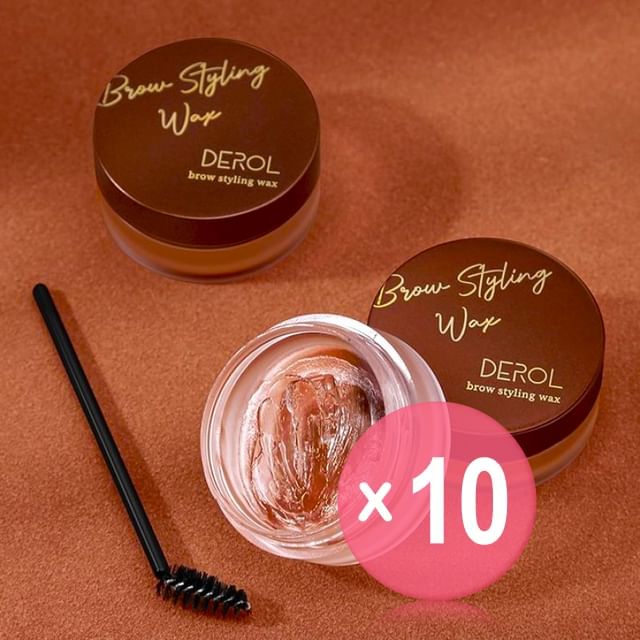 DEROL-Beast Perspective Waterproof Brow Styling Wax 10pcs Bundle Set