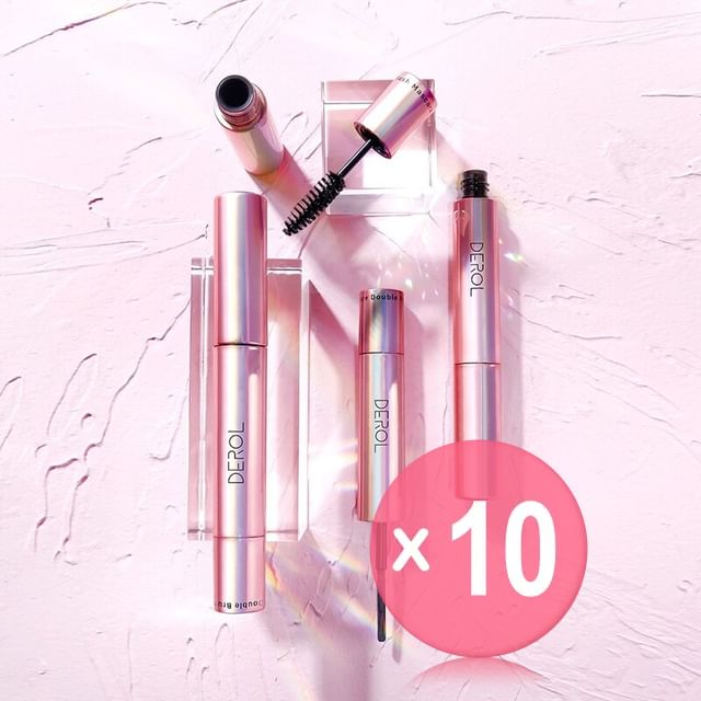 DEROL-Hot Stare Double Brush Mascara 10pcs Bundle Set