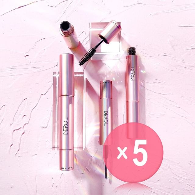 DEROL-Hot Stare Double Brush Mascara 5pcs Bundle Set