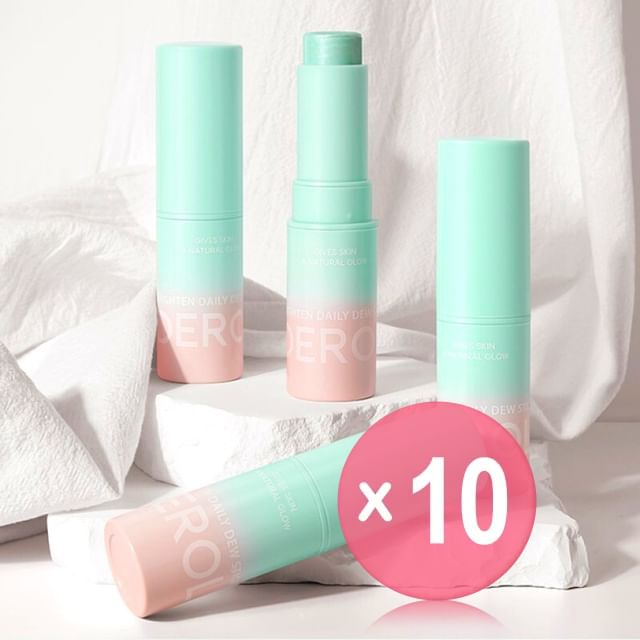 DEROL-Icy Brighten Dew Moisturzing Stick - 2 Types 10pcs Bundle Set