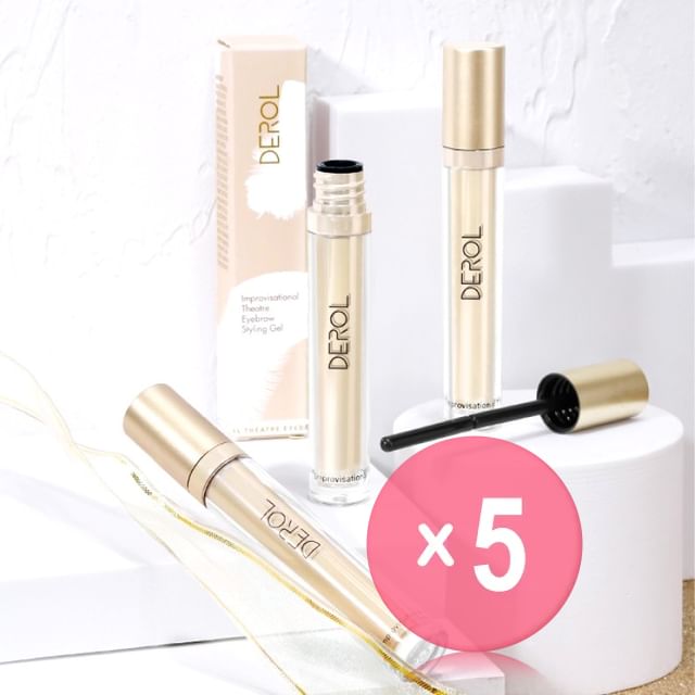 DEROL-Improvisational Theatre Eyebrow Styling Gel 5pcs Bundle Set