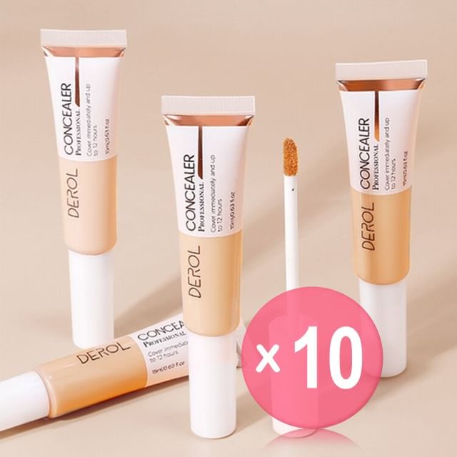 DEROL-Inspiration Painter High-efficiency Concealer - 4 Colors 10pcs Bundle Set