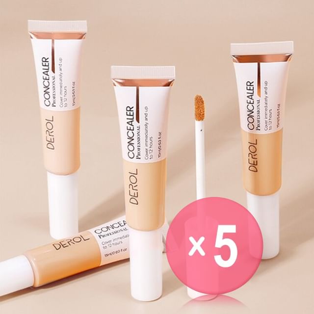 DEROL-Inspiration Painter High-efficiency Concealer - 4 Colors 5pcs Bundle Set