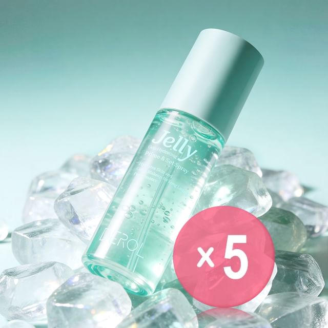 DEROL-Jelly Grip Hydrating Prime Set Spray 5pcs Bundle Set