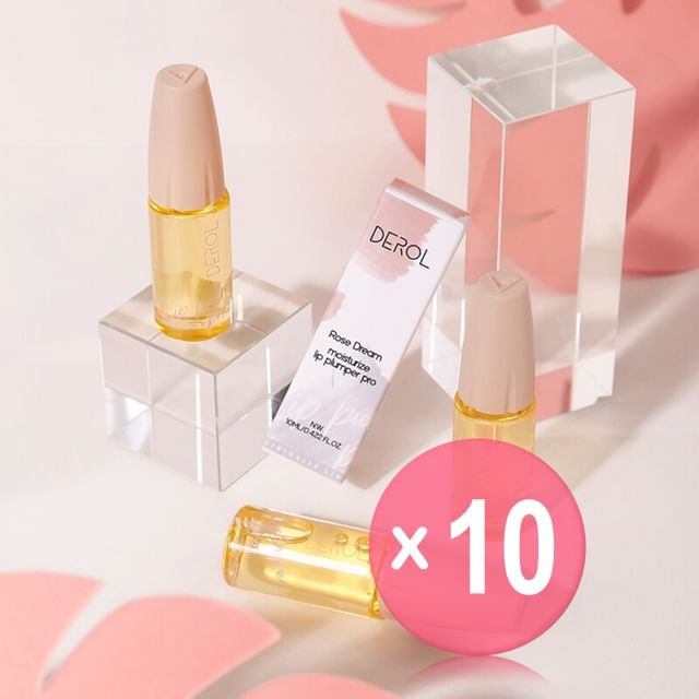 DEROL-Moisturize Lip Plumper Pro 10pcs Bundle Set
