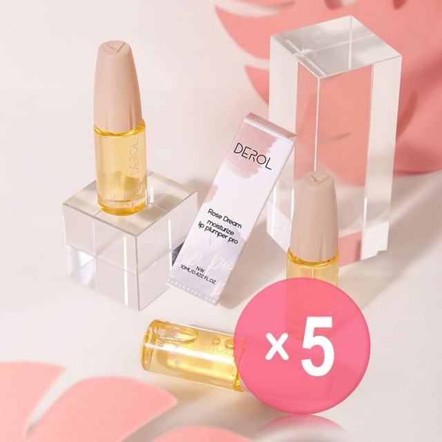 DEROL-Moisturize Lip Plumper Pro 5pcs Bundle Set