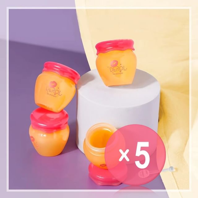 DEROL-Moisturizing Lip Balm 5pcs Bundle Set