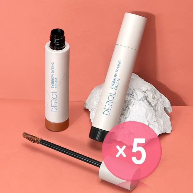 DEROL-Night Clouds Lasting Color Eyebrow Cream - 5 Colors 5pcs Bundle Set