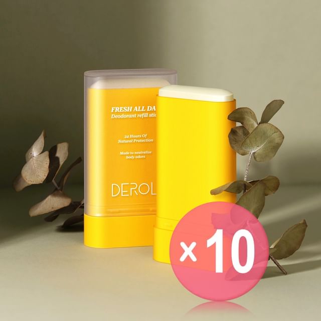 DEROL-Rosin After The Rain Deodorant Stick 10pcs Bundle Set