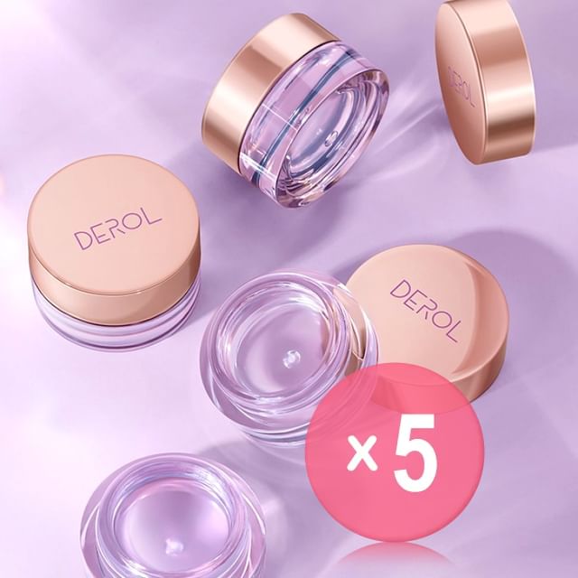 DEROL-Transparent Lipsblush Glassy Multi Balm 5pcs Bundle Set