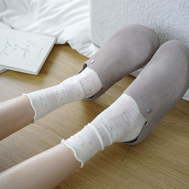 Desperim-Lettuce Edge Perforated Socks