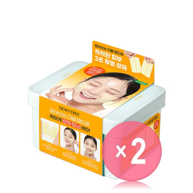 DEWYTREE-Pick And Quick Vitamin Glow Double Pad 2pcs Bundle Set