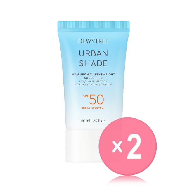 DEWYTREE-Urban Shade Hyaluronic Lightweight Sunscreen 2pcs Bundle Set