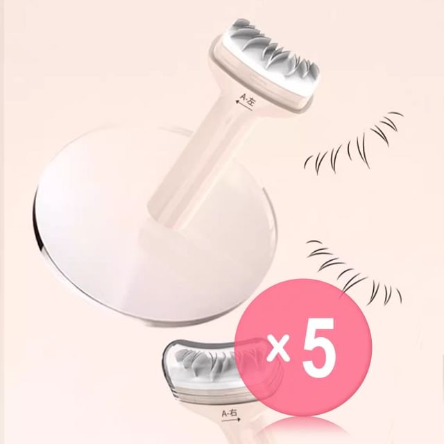 DEZONE-Lower Eyelashes Stamper Refill 2 Types 5pcs Bundle Set