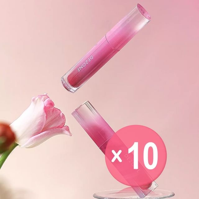 DEZONE-Watery Mist Lip Gloss - 6 Colors 10pcs Bundle Set