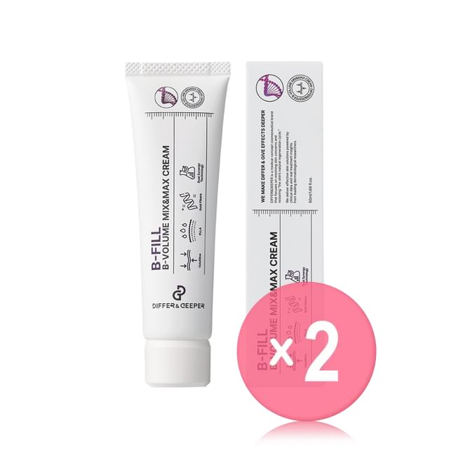 DIFFER - DEEPER-B-Volume MixMax Cream 2pcs Bundle Set