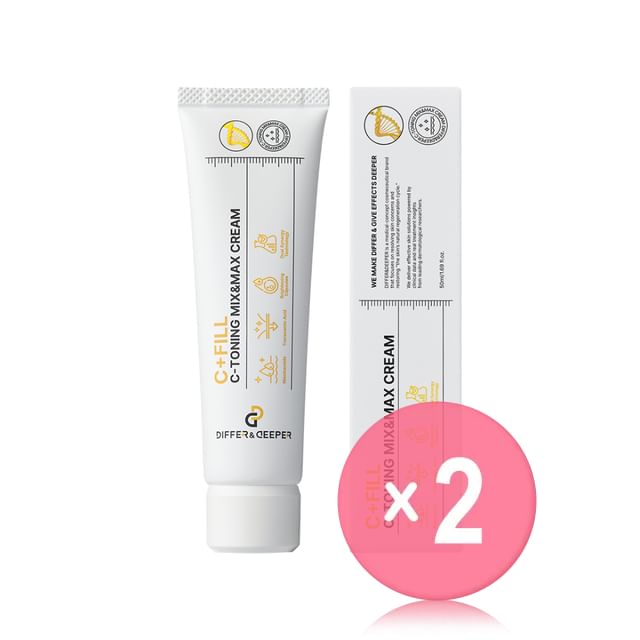 DIFFER - DEEPER-C-Toning MixMax Cream 2pcs Bundle Set