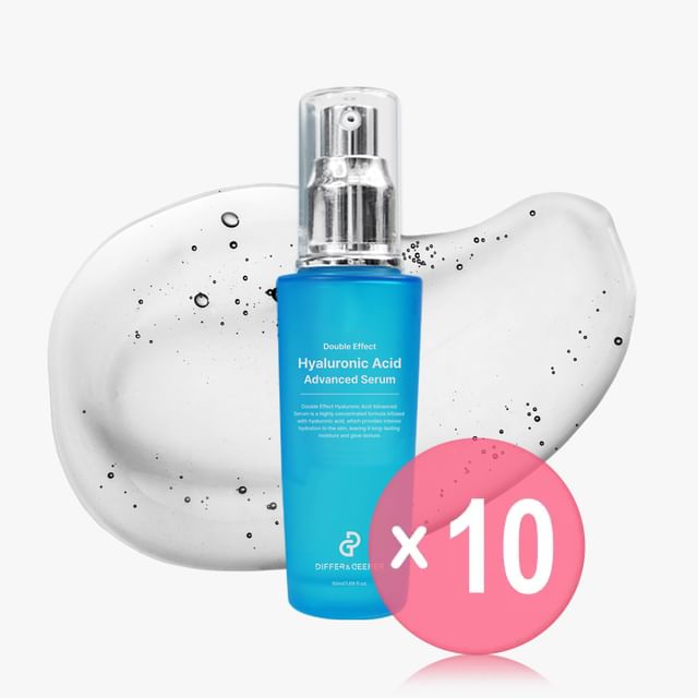 DIFFER - DEEPER-Double Effect Hyaluronic Acid Advanced Serum 10pcs Bundle Set