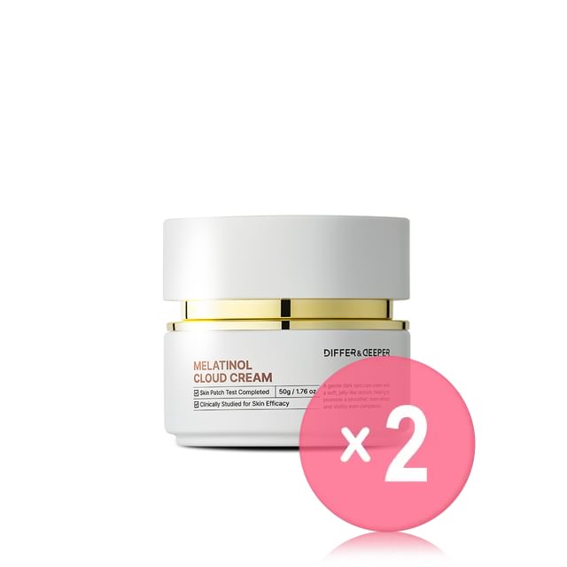 DIFFER - DEEPER-Melatinol Cloud Cream 2pcs Bundle Set-50g X 2 Pcs