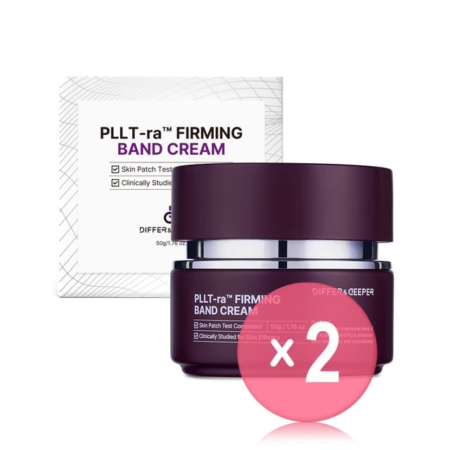 DIFFER & DEEPER - PLLT-ra Firming Band Cream 2pcs Bundle Set