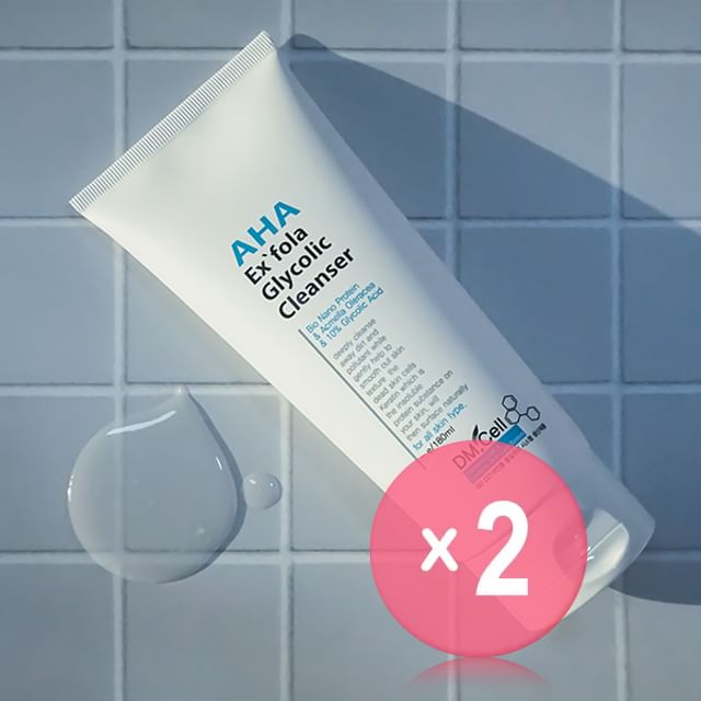DM-Cell-AHA Exfola Glycolic Cleanser 2pcs Bundle Set