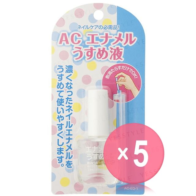 DO-BEST TOKYO-AC Makeup Tokyo Enamel Diluted 5pcs Bundle Set