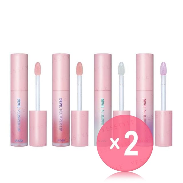 dodo-Devil Plumper Lip Gloss 2pcs Bundle Set