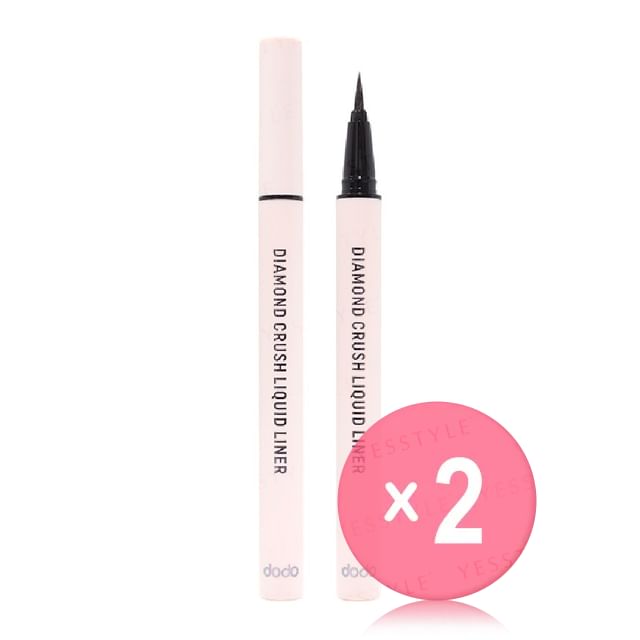 dodo-Diamond Crush Liquid Liner 03 Sheer Gray 2pcs Bundle Set