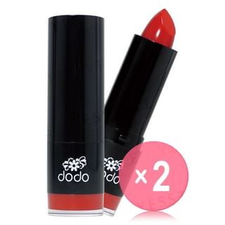 dodo-Glossy Lipstick GL10 Pure Red 2pcs Bundle Set