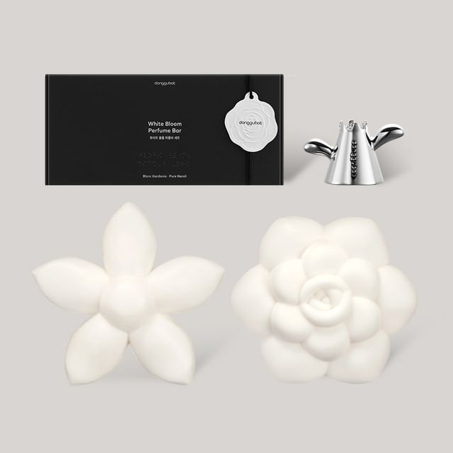 Donggubat-White Bloom Perfume Bar Set
