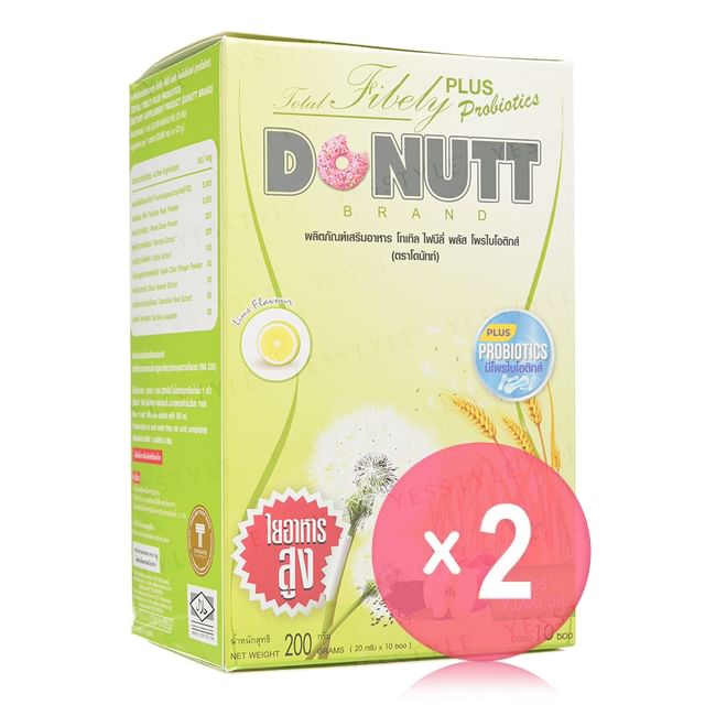 DONUTT-Total Fibely Plus Probiotics 2pcs Bundle Set