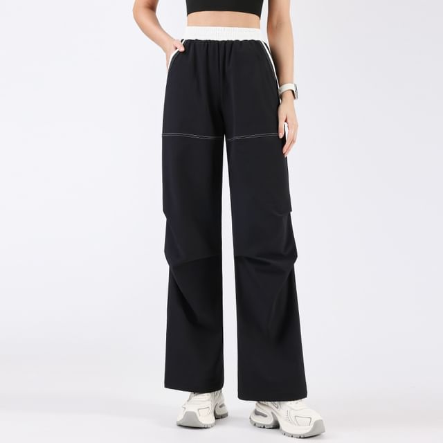 Doowex-High Rise Wide Leg Sweatpants