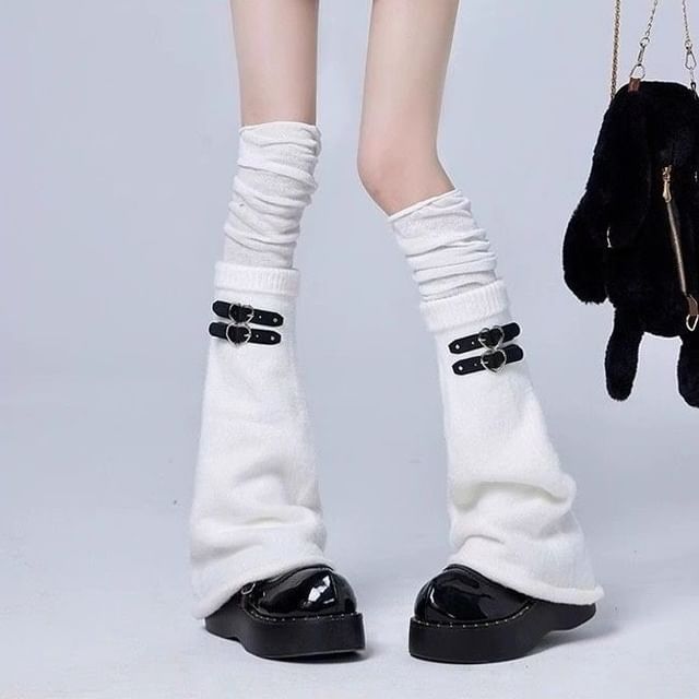 Doowex-Knit Leg Warmers Garter Set