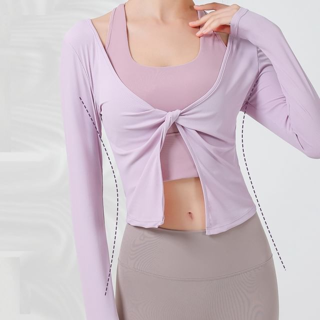 Doowex-Plain Knotted Yoga Shrug