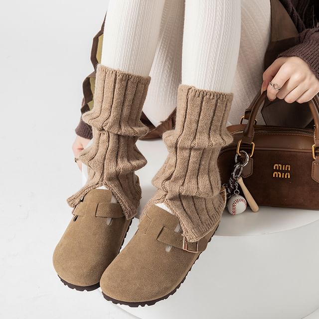 Doowex-Ribbed Knit Leg Warmers