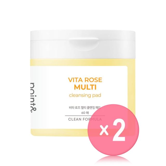 dot solution-point Vita Rose Multi Cleansing Pad 2pcs Bundle Set